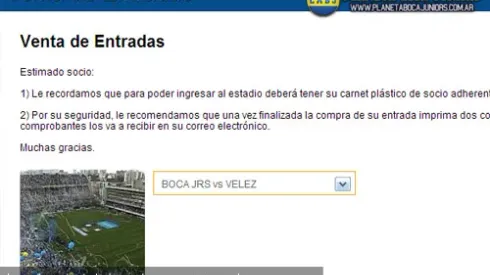 Se extendió la venta para adherentes vía internet