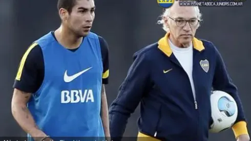 Méndez: “Estoy contento en Boca”