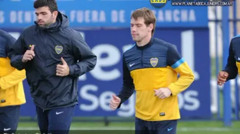 Riaño, con un traumatismo nasal