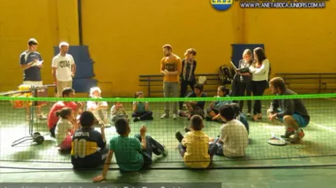 Boca Social: Arrancó el programa “Tenis como la Vida”