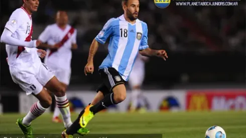 Con un gol de Palacio, Argentina le ganó a Perú