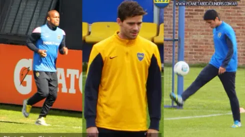 Gago, Ribair y Zárate, junto al grupo