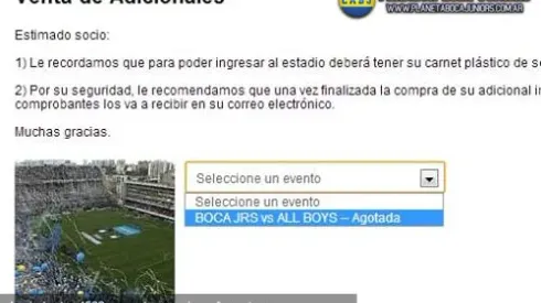 Agotadas las generales para adherentes