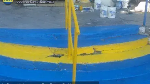 Un barrio azul y oro