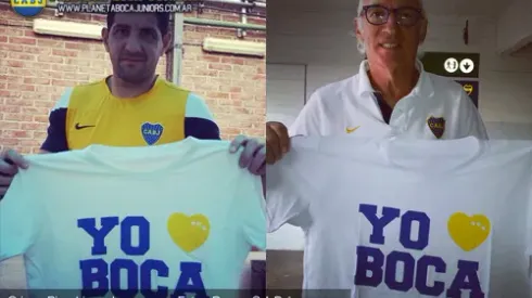 Las remeras “Yo amo Boca”, a la venta