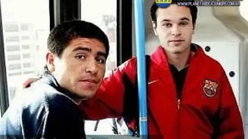 Iniesta: “Riquelme es un grande del fútbol”