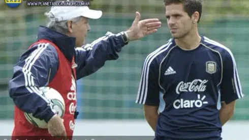 Gago trabajó con pelota en Ezeiza