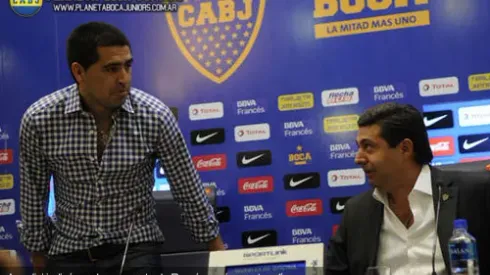 Angelici: “Riquelme quedó en darnos una respuesta”