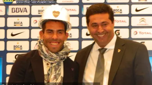 Angelici: “Tevez se va a retirar en Boca”