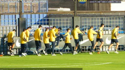 Castellani entrenó con el plantel