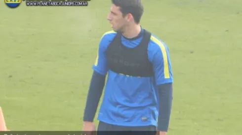 Calleri, junto al grupo