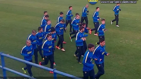 Primer entrenamiento de Carrizo en Boca