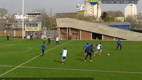 Ensayo de fútbol sin Forlín