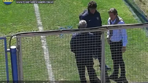 Simón apareció por Casa Amarilla