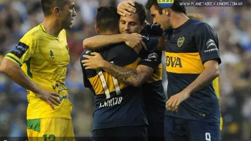 Festejó con goles