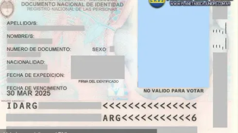 Al Superclásico, con DNI