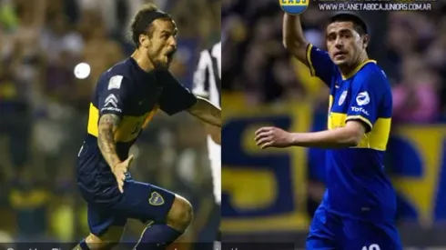El encuentro entre Riquelme y Osvaldo