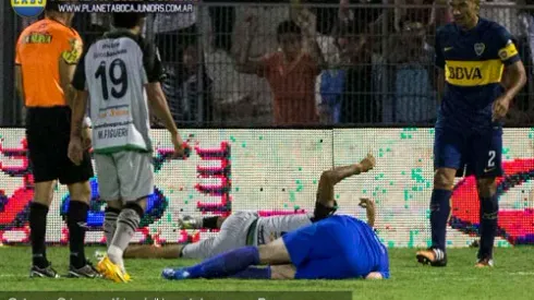 Por el golpe, Orion también salió lesionado