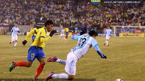 Roncaglia fue titular en el triunfo de Argentina