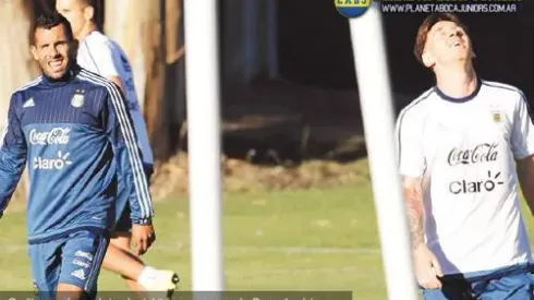 Tevez: “Yo estoy con la cabeza puesta acá, en la Selección”