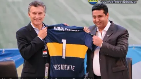 Homenaje a Macri en La Bombonera