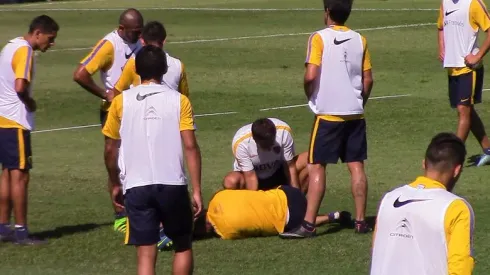 Se lesionó Osvaldo