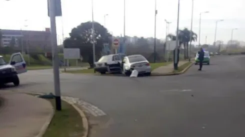 Se accidentó Centurión