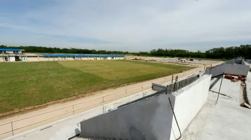 Angelici presentó las obras del Centro de Ezeiza