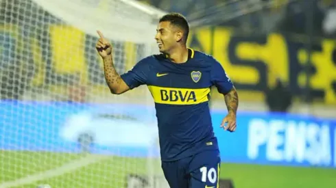 Cardona, a gusto en Boca