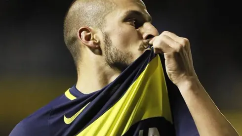 Benedetto pasó fin de año con un jugador histórico de Boca