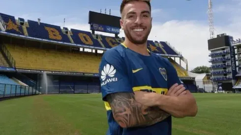 Es hincha: la foto de Buffarini de chico con la camiseta de Boca