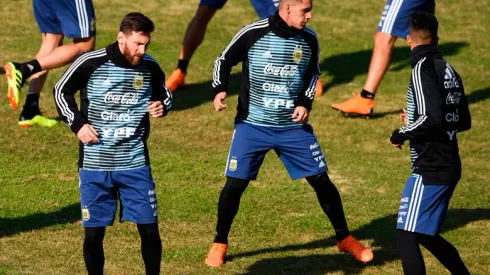 Con Pavón, Argentina realizó una práctica abierta