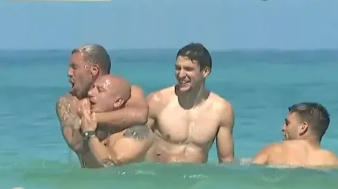 Risas en la playa
