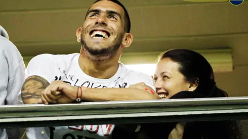 El curioso mural que Tevez tiene en su casa