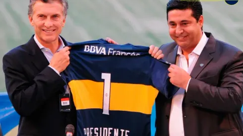 Macri y una posible final con River