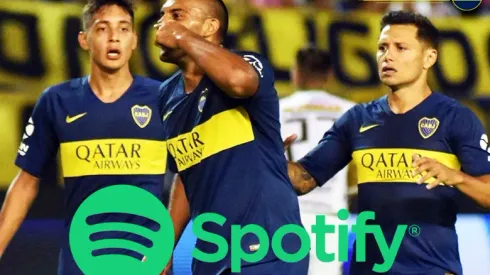 Boca presentó su alianza con Spotify