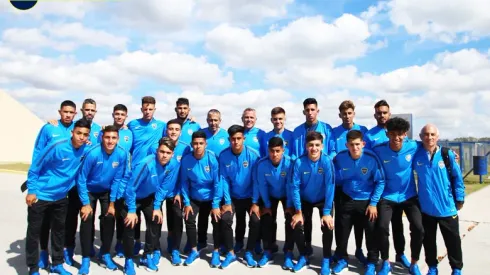 La Sexta de Boca visitó a un exjugador en Europa