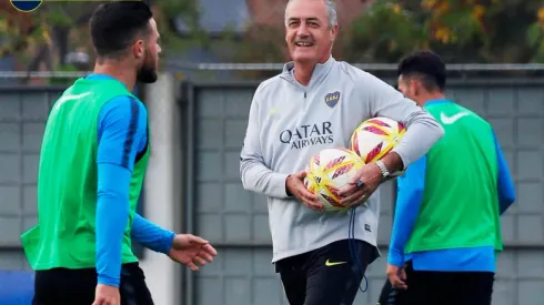 Alfaro probó un equipo sin Nández