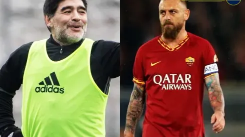 El mensaje de bienvenida de Maradona para De Rossi