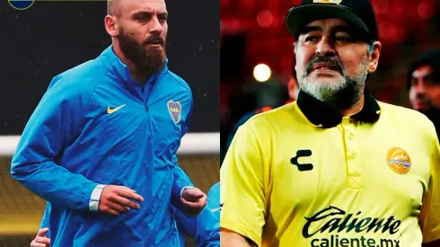 Otra vez, Maradona se rindió a los pies de De Rossi