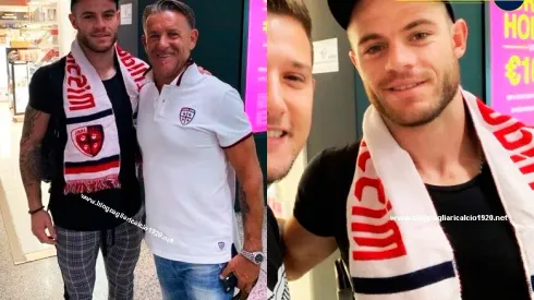Impactante recibimiento para Nández en Cagliari