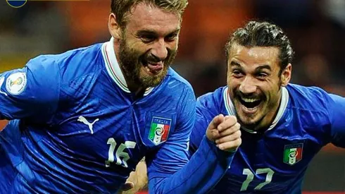 De Rossi recibió a Osvaldo en La Bombonera