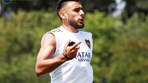 Salvio mostró parte de su entrenamiento