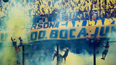 Bombonera sin gente, ¿pero con banderas?