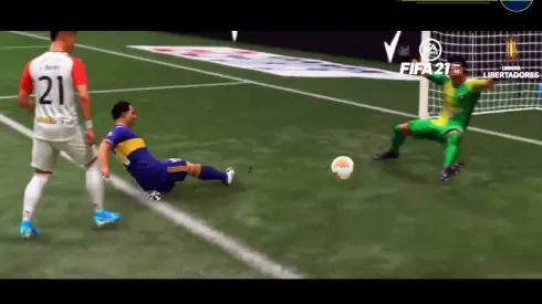 Un gol de Tevez, en FIFA 21