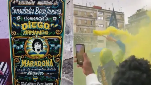 Lo mejor del homenaje a Diego en Nápoles