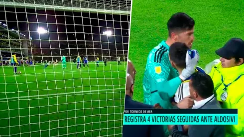 VIDEO | Tremendo: un hincha se metió en la cancha para abrazar a Rossi y fue derribado por la seguridad