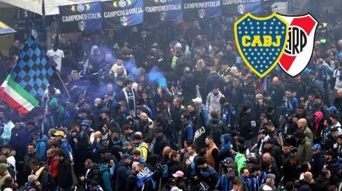 Los hinchas del Inter de Milán eligieron entre Boca y River.
