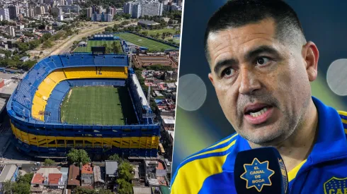 Riquelme quiere remodelar La Bombonera, el estadio de Boca.
