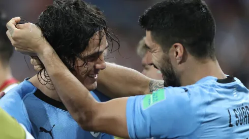 Luis Suárez le dejó una emotiva carta a Edinson Cavani. 
